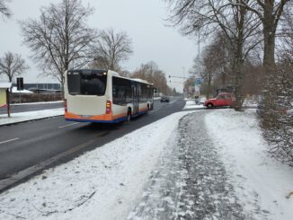 Busverkehr in Wiesbaden läuft schrittweise wieder an nach Winterstörungen