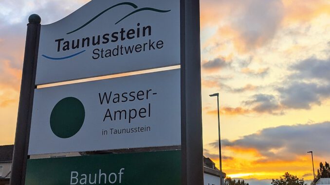 Taunusstein stellt Wasserampel auf Grün: Versorgungslage entspannt sich Taunusstein stellt Wasserampel auf Grün: Versorgungslage entspannt sich